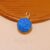 925 Sterling Silver Carved Red Jasper Sun Face Round Pendant Charm