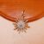 925 Sterling Silver Sunburst Pendant