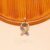 925 Sterling Silver Gold-Tone Tri-Color Awareness Ribbon Pendant