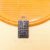 Black Spinel Rectangular Pendant in 925 Sterling Silver