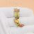 925 Sterling Silver Gold Plated Mano Cornuto (Horned Hand) & Egg Pendant