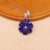 Lapis Lazuli Flower Pendant in 925 Sterling Silver