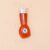 Red Carnelian Horn & Evil Eye Pendant in 925 Sterling Silver