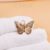 925 Sterling Silver Textured Butterfly Charm Pendant