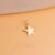 925 Sterling Silver Minimalist Polished Star Charm Pendant