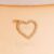 925 Sterling Silver Open Heart Charm Pendant