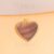 925 Sterling Silver Black Mother of Pearl Heart Charm Pendant