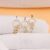 One Pcs Sterling Silver Mini Crescent Moon and Italian Horn Charm Set