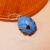 925 Sterling Silver Blue Scarab Beetle Pendant