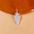 925 Sterling Silver Micro Pave diamond Arrowhead Pendant
