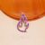 925 Sterling Silver Ruby Flame Pendant