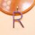 925 Sterling Silver Ruby Initial A To Z Pendant