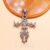Oxidized 925 Sterling Silver Gothic Cross Pendant