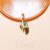 14K Gold Plated 925 Sterling Silver Mudra Hand Pendant