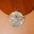 925 Sterling Silver Celestial Wing Medallion Pendant
