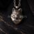 925 Sterling Silver Geometric Wolf Pendant