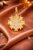 925 Sterling Silver Gold Plated Starburst Pendant