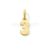 925 Sterling Silver Number 3 Pendant | Gold Plated Numeric Charm