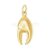 925 Sterling Silver Crab Claw Pendant | Gold Plated Ocean Charm