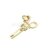 Scissors Charm Pendant in 925 Sterling Silver with Diamond Accent | Gold Plated Jewelry Charm
