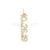 Custom Vertical Date Pendant in 925 Sterling Silver – Personalized Anniversary or Birthday Jewelry