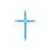 925 Sterling Silver Cross Pendant with Turquoise & Natural Diamonds | White Rhodium Plated Designer Jewelry