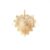 925 Sterling Silver Textured Heart Pendant with Natural Diamonds | Gold Plated Designer Jewelry