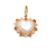 925 Sterling Silver Heart Mother of Pearl Pendant with Pink Tourmaline & Natural Diamonds | Gold Plated Designer Jewelry