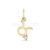 925 Sterling Silver Taurus Zodiac Pendant with Natural Diamond | Gold Plated Bull Symbol Charm