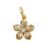 925 Sterling Silver Diamond Flower Pendant – Elegant Floral Charm