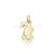 925 Sterling Silver Rabbit Pendant | Gold Plated Minimal Bunny Charm