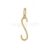 925 Sterling Silver Diamond “S” Initial Pendant – Minimal Letter Charm