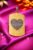 925 Sterling Silver Gold Plated Heart Dog Tag Pendant