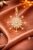 925 Sterling Silver Gold-Plated Starburst Snowflake Pendant