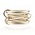 925 Silver Connector Ring, Interlocking Ring, Connector Ring, Linked Ring, Stacking Linked Ring, Connected Ring, link Band Ring