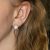 Genuine Pave Diamond Rainbow Moonstone Stud Earrings, Solid 18k Yellow Gold Wedding Jewelry, Gemstone Jewelry, Christmas Gifts