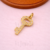 925 Sterling Silver Pave Key Pendant