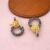 925 Sterling Silver Two-Tone Pave Carabiner Lock Findings