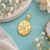 Gold Compass Medallion Pendant