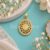 925 Sterling Silver Gold Compass Pendant
